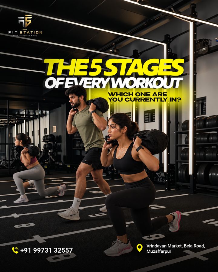 Fit Station post: The 5 stages of every workout